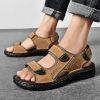 Brand Mens Gladiator Sandals Summer Leather Men's Sandals Comfortable Outdoor Men's Wading Shoes Leisure Beach Men Shoes Size 47