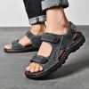 Brand Mens Gladiator Sandals Summer Leather Men's Sandals Comfortable Outdoor Men's Wading Shoes Leisure Beach Men Shoes Size 47