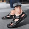 Hot Sale Summer Men's Sandals Outdoor Non-slip Men's Beach Sandals Handmade Genuine Leather Men's Shoes Fashion Men Sneakers