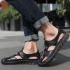 Hot Sale Summer Men's Sandals Outdoor Non-slip Men's Beach Sandals Handmade Genuine Leather Men's Shoes Fashion Men Sneakers