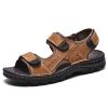 Brand Mens Gladiator Sandals Summer Leather Men's Sandals Comfortable Outdoor Men's Wading Shoes Leisure Beach Men Shoes Size 47