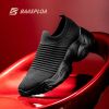 Baasploa Fashion Shock Absorption Sock Shoes Casual Non-Slip Wear-Resistant Soft Women Walking Shoes Comfortable Men Shoes